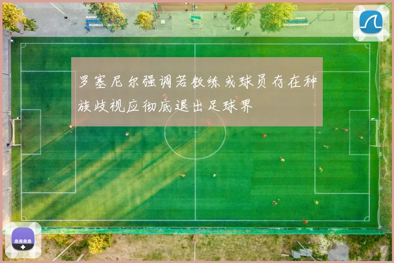 罗塞尼尔强调若教练或球员存在种族歧视应彻底退出足球界
